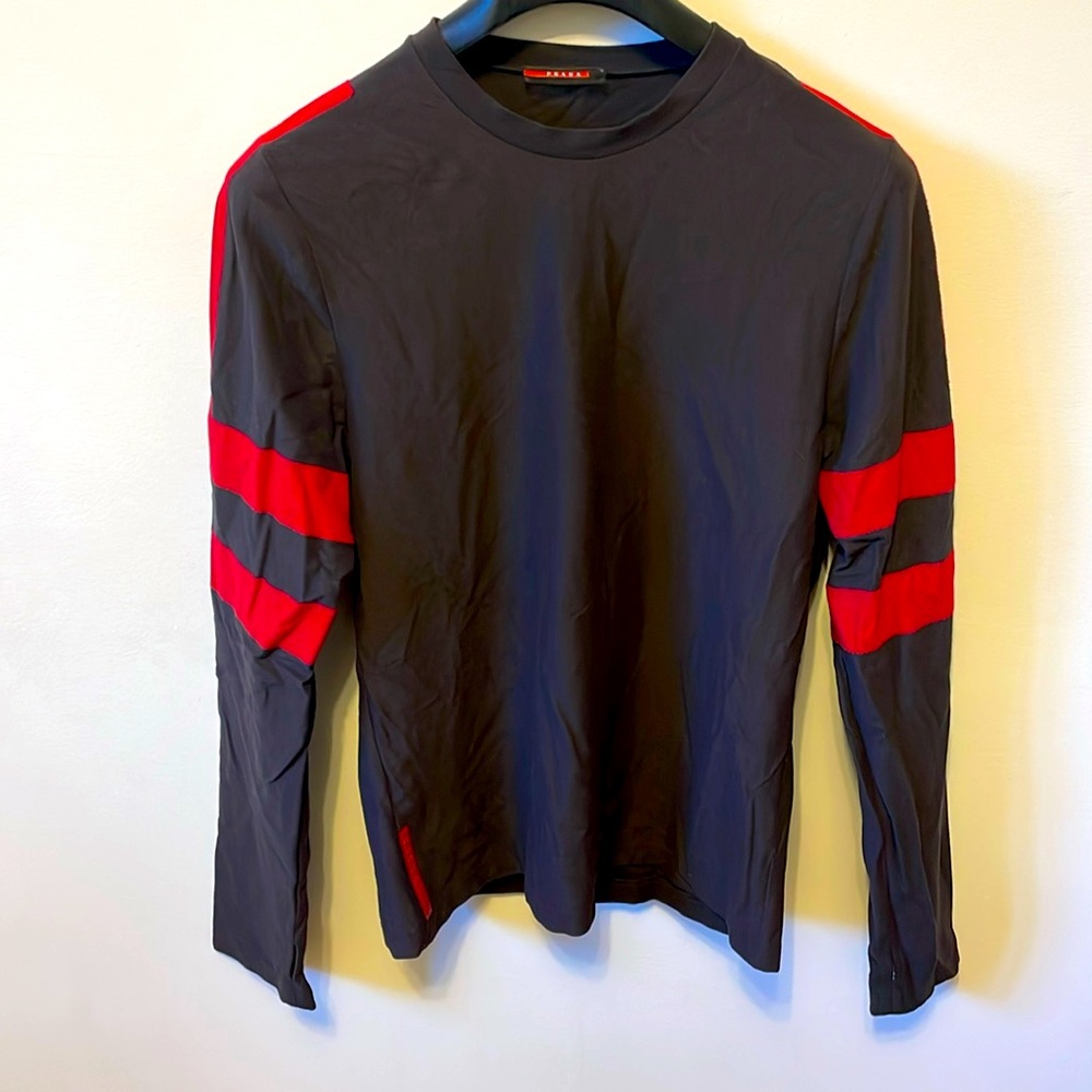 PRADA Linea Rossa long sleeve shirt.